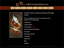 Tablet Screenshot of daoc-trophy-mobs.com